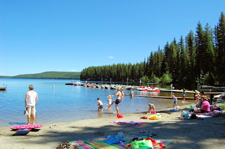 Swimming in Beaver Lake