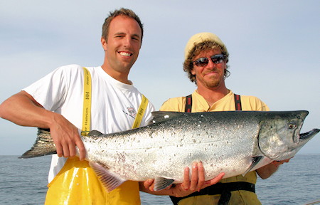 Chinook Salmon caught at Kano Inlet